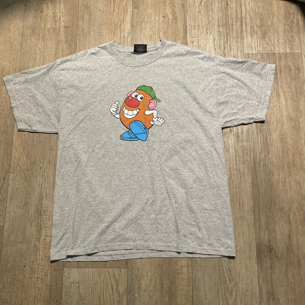 Vintage 2007 Steve & Barry’s Mr Potato Head T-Shirt Gray men’s size XL